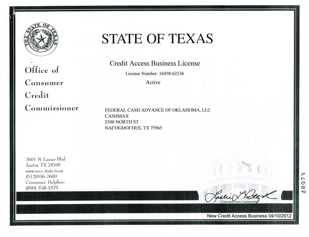 Same Day Title Loans and Cash Advances in Texas